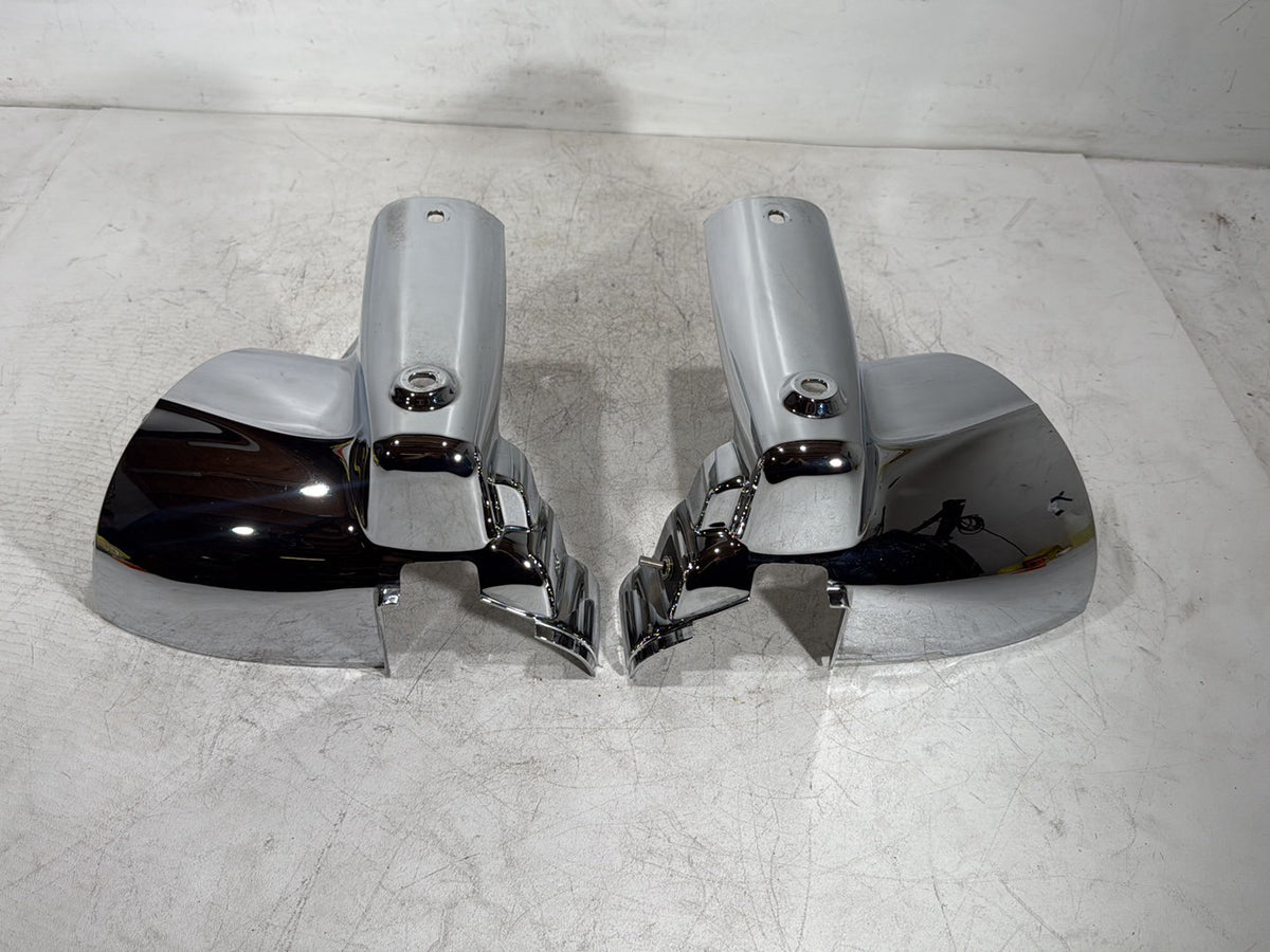 2005 Harley Road King Touring Police OEM Left & Right Headlamp Nacelle Covers