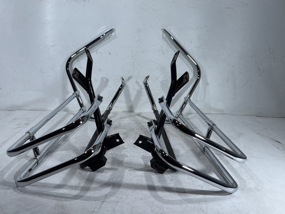 2012 Harley Electra Touring Ultra OEM Rear Left Right Saddlebag Guard Rails Bar