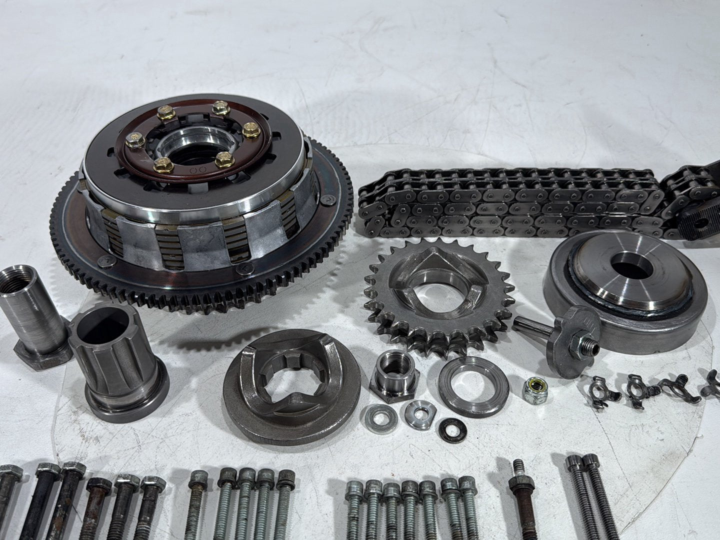 2000 Harley Dyna FXDWG Wide Glide OEM Clutch Basket Chain Tensioner Kit