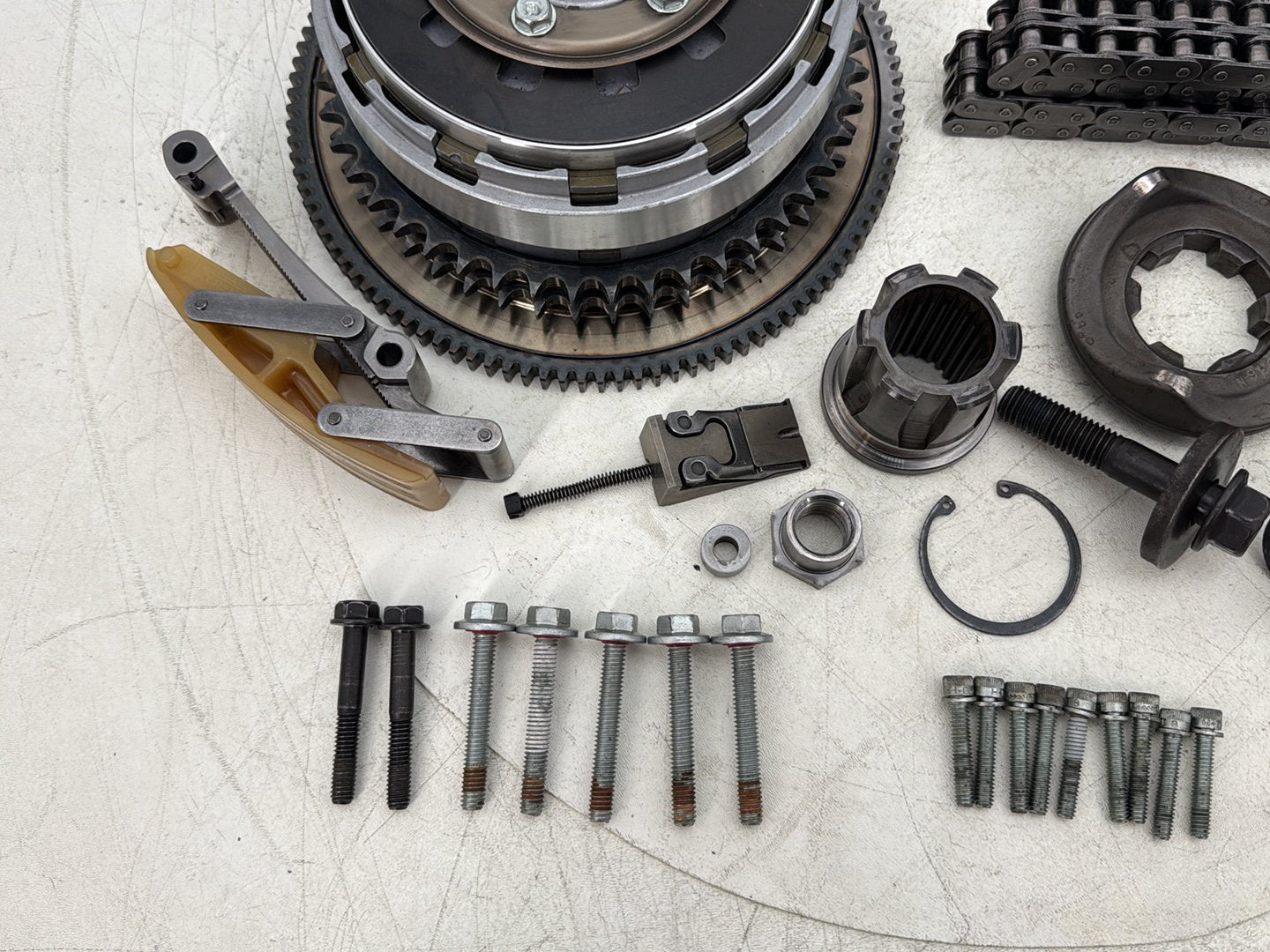 2007 Harley Dyna Street Bob FXDBI OEM Clutch Basket Chain Tensioner Kit