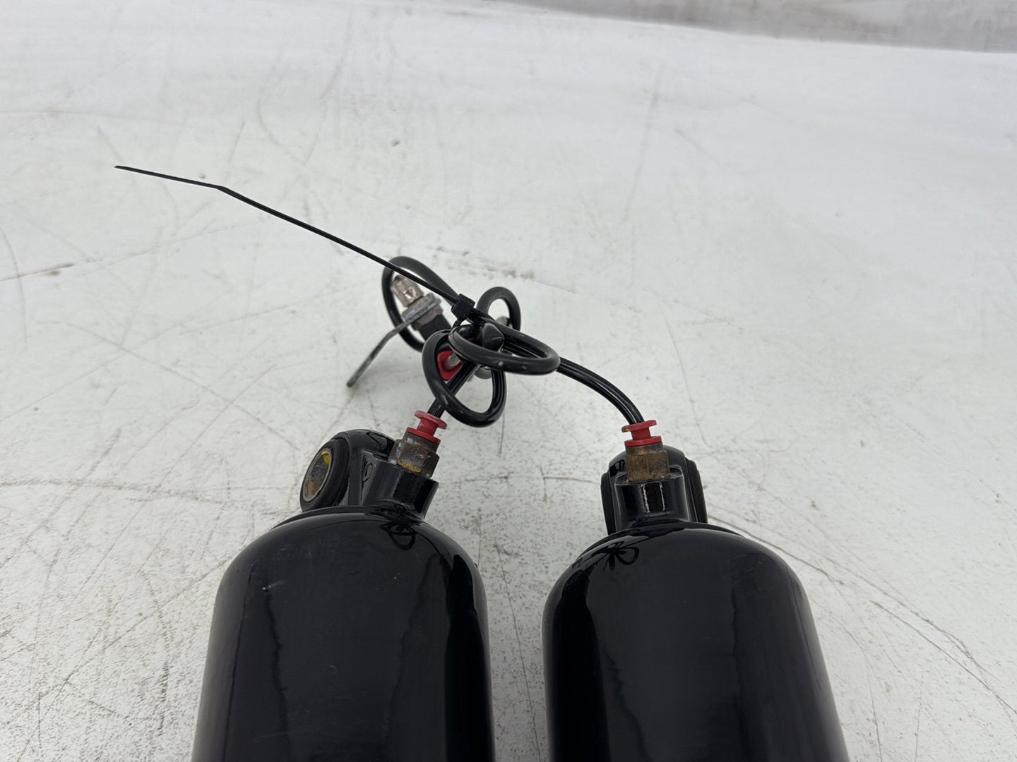 2006 Harley Road King Touring FLHRCI Classic OEM Rear Left Right Shock Absorbers