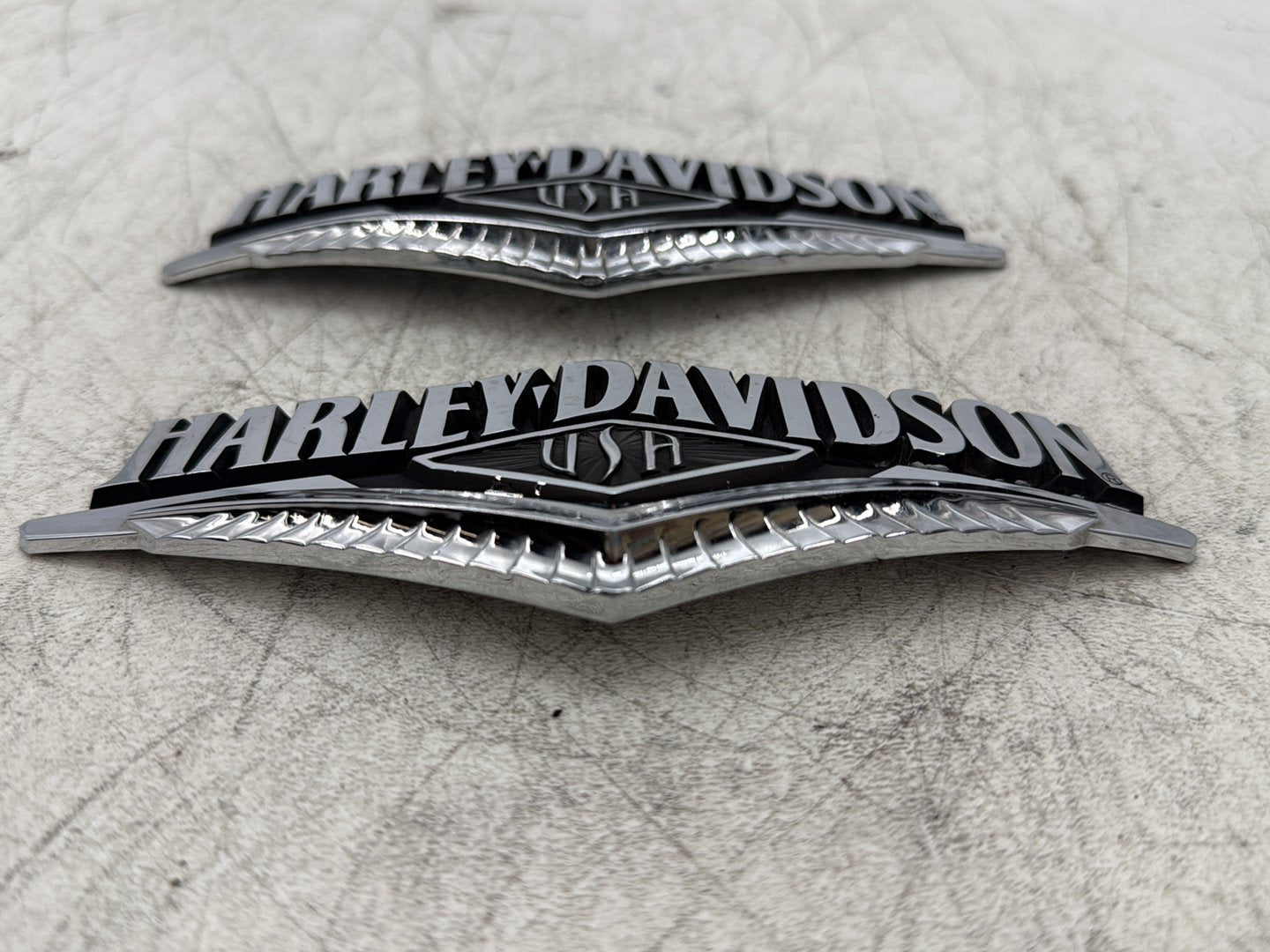 2016 Harley Road King Touring FLHR OEM Fuel Tank Badges Trim Logo Sticker