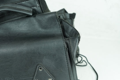 2007 - 2017 Harley-Davidson Dyna Street Bob Rear Left Right Saddlebags Luggage Leather KEMIMOTO