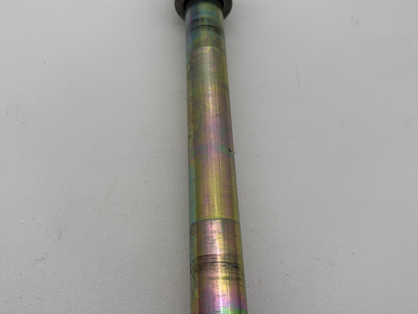 2008 Harley Softail Deluxe FLSTN OEM Front Wheel Axle Bolt Shaft