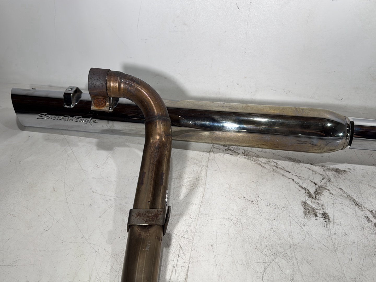 2007 Harley Touring FLHTC Electra Glide Classic OEM Exhaust Header Muffler Pipes Screamin Eagle