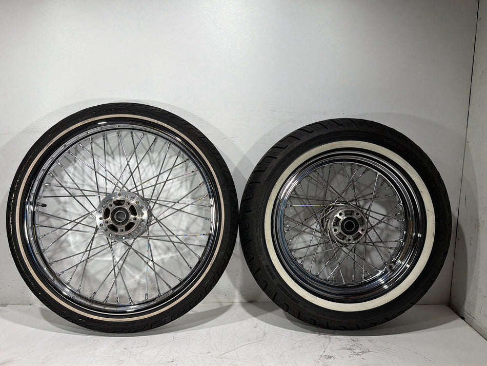 2014 Harley Sportster 1200 Seventy Two XL1200V Front Rear Wheel Rim Tire Spoked 16" 21"