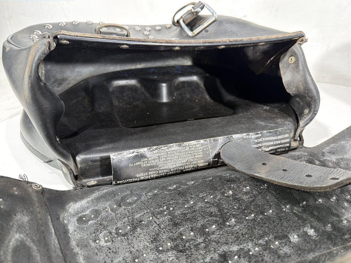 1997 Harley Heritage Softail Classic Rear Left Right Saddlebags Luggage Leather
