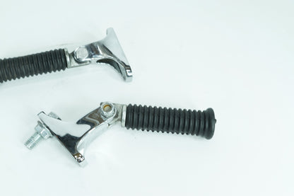 1983 - 1998 Harley-Davidson Dyna Super Glide Passenger Left & Right Foot Pegs 33189-63, 33048-72