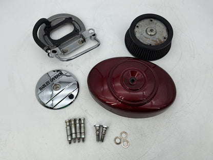 00 Harley Touring Electra Glide Classic OEM Air Filter Cleaner Backplate Cover