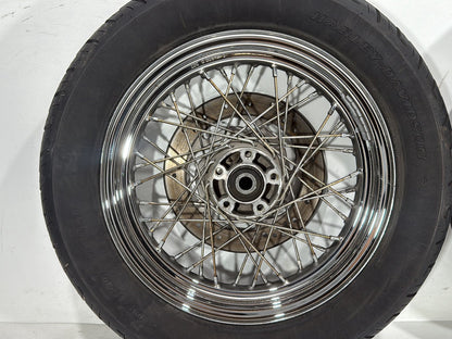 2006 Harley Softail FLSTCI Heritage Classic OEM Front Rear Wheel Rim Tire Spoked
