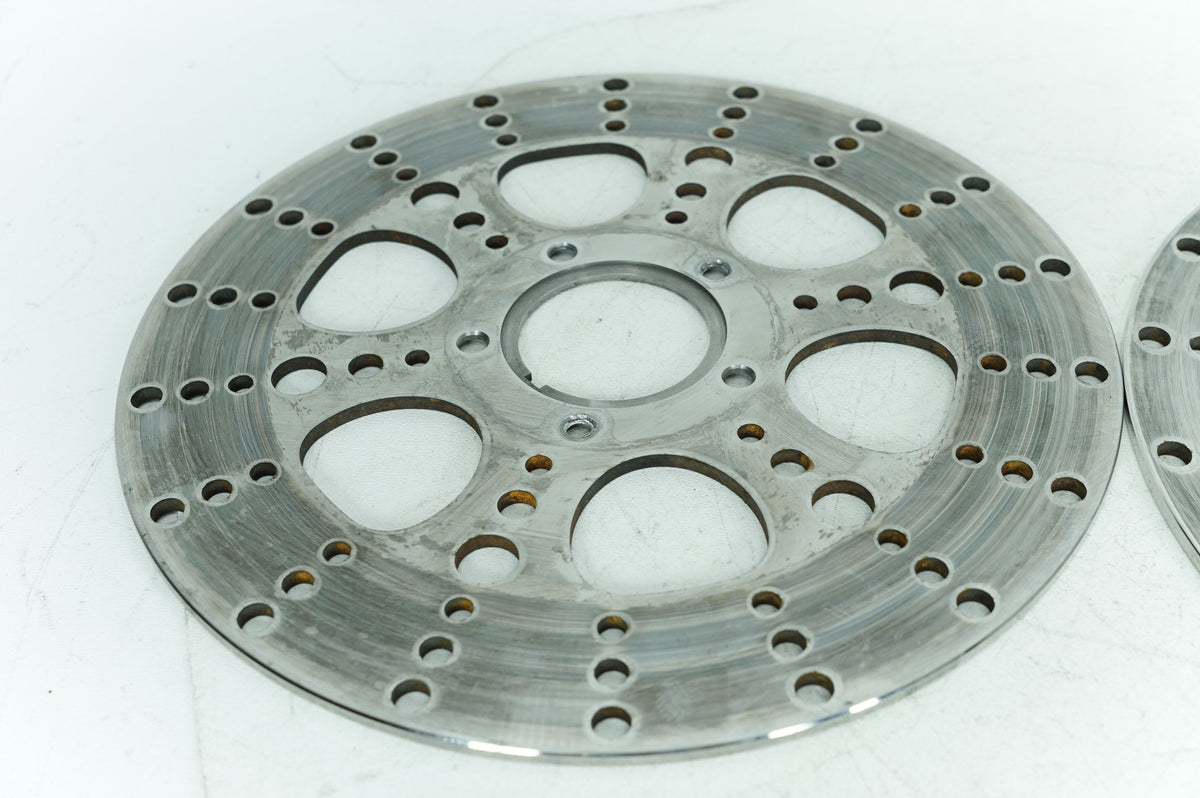 1999 Harley Touring Electra Ultra Classic OEM Front Brake Rotors Disc Pair