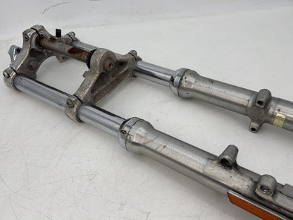 2009 Harley Sportster 1200 Low OEM Front Triple Tree Set LH RH Fork Legs Sliders