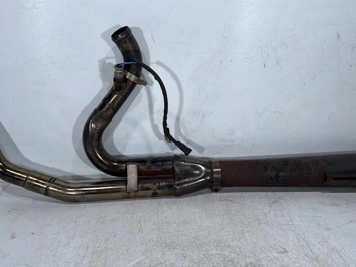 2007 Harley Dyna Street Bob FXDB Exhaust Header Pipe Muffler 2 into 1 BASSANI