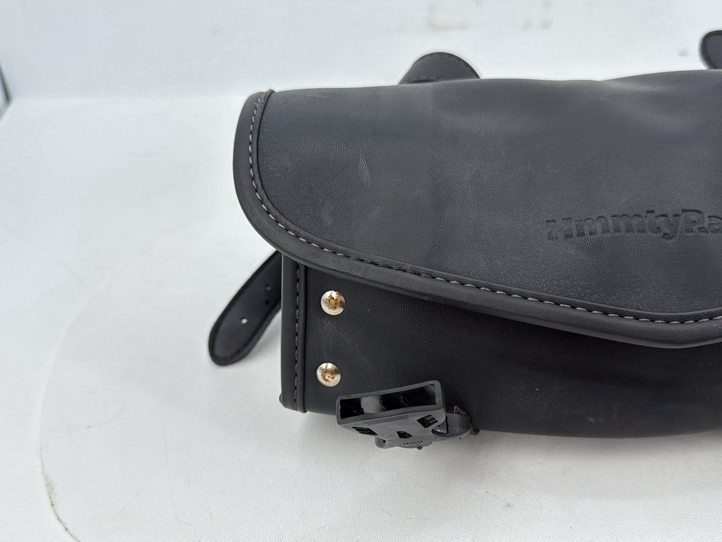 2004 - 2013 Harley-Davidson Sportster 883 Custom Front Onboard Tool Bag Leather Storage HmmtyRack