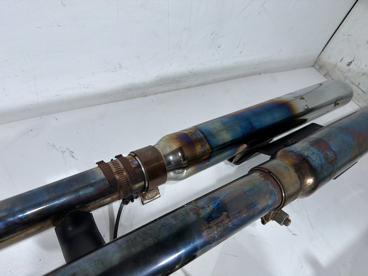 2014 Harley Softail Slim FLS OEM Exhaust Header Pipes Muffler