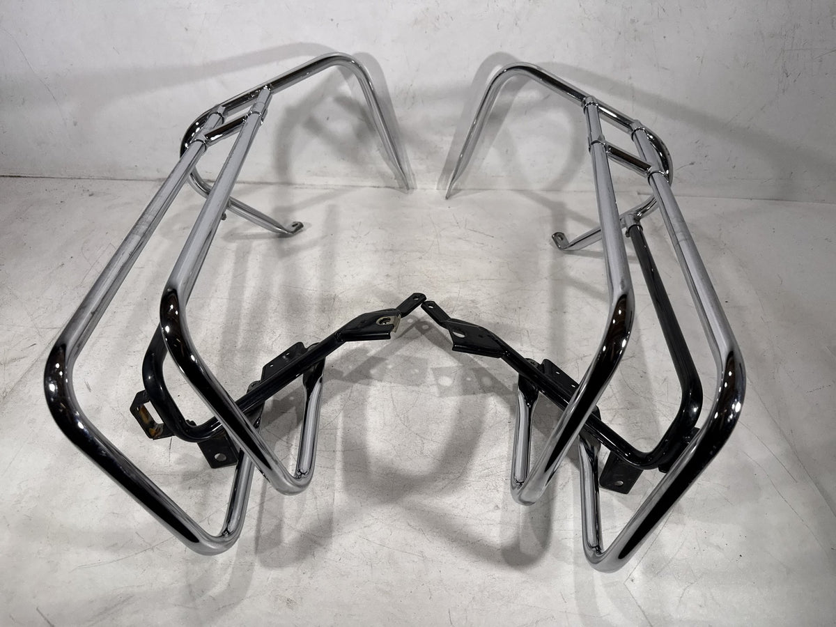 2009 Harley Electra Glide Touring OEM Rear Left Right Saddlebag Guard Rails Bar