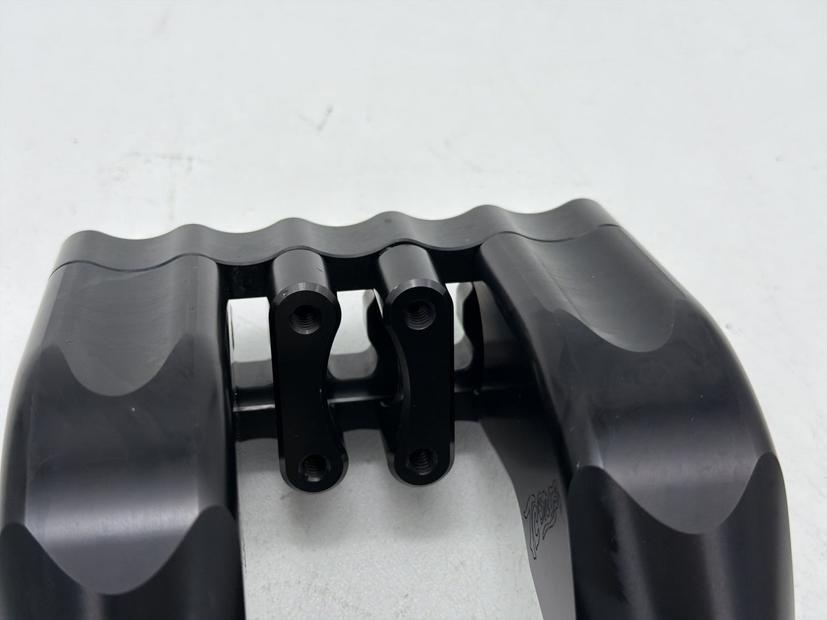 06 Harley Street Glide Touring Front Handlebar Riser Clamp Outlaw Cycle Products
