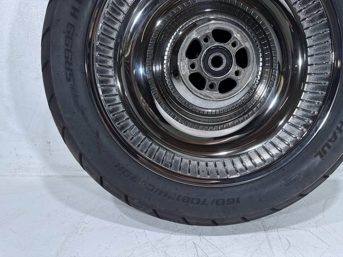 2003 Harley Softail Deuce FXSTDI OEM Rear Wheel Rim Tire 160/70B17 17"
