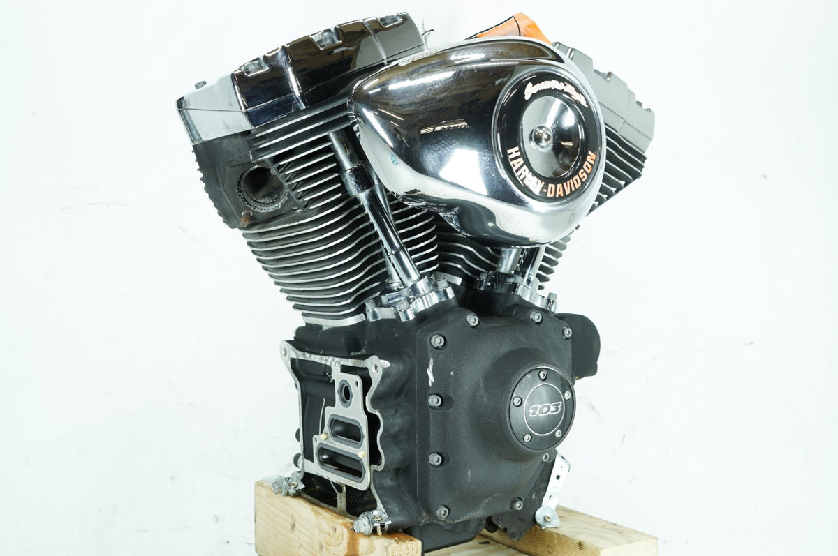 14 Harley Dyna FXDWG Wide Glide OEM EFI Twin Cam 103 Engine Motor 19805-14 6 mi.