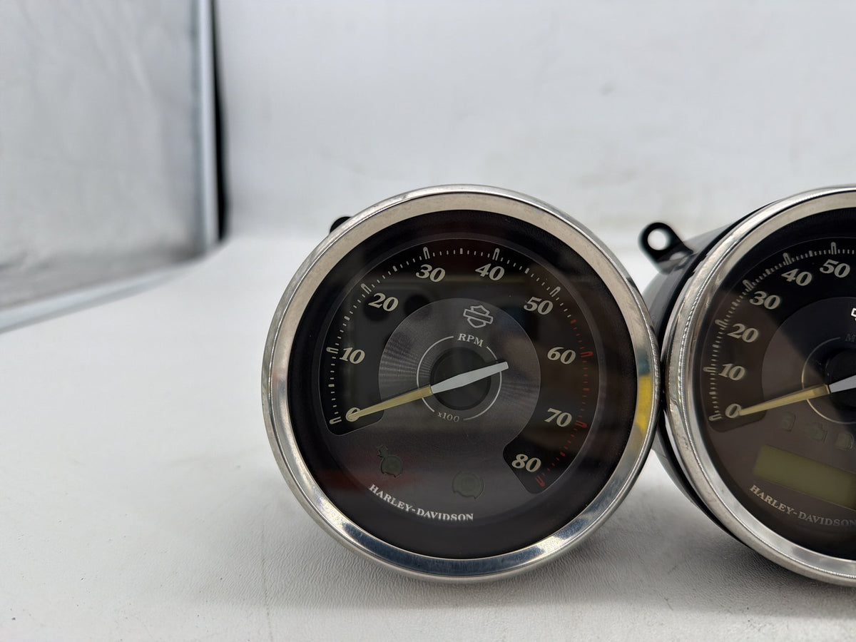 2012 Harley Electra Glide Touring OEM Air Oil Volt Fuel Tacho Speedo Gauges 77K