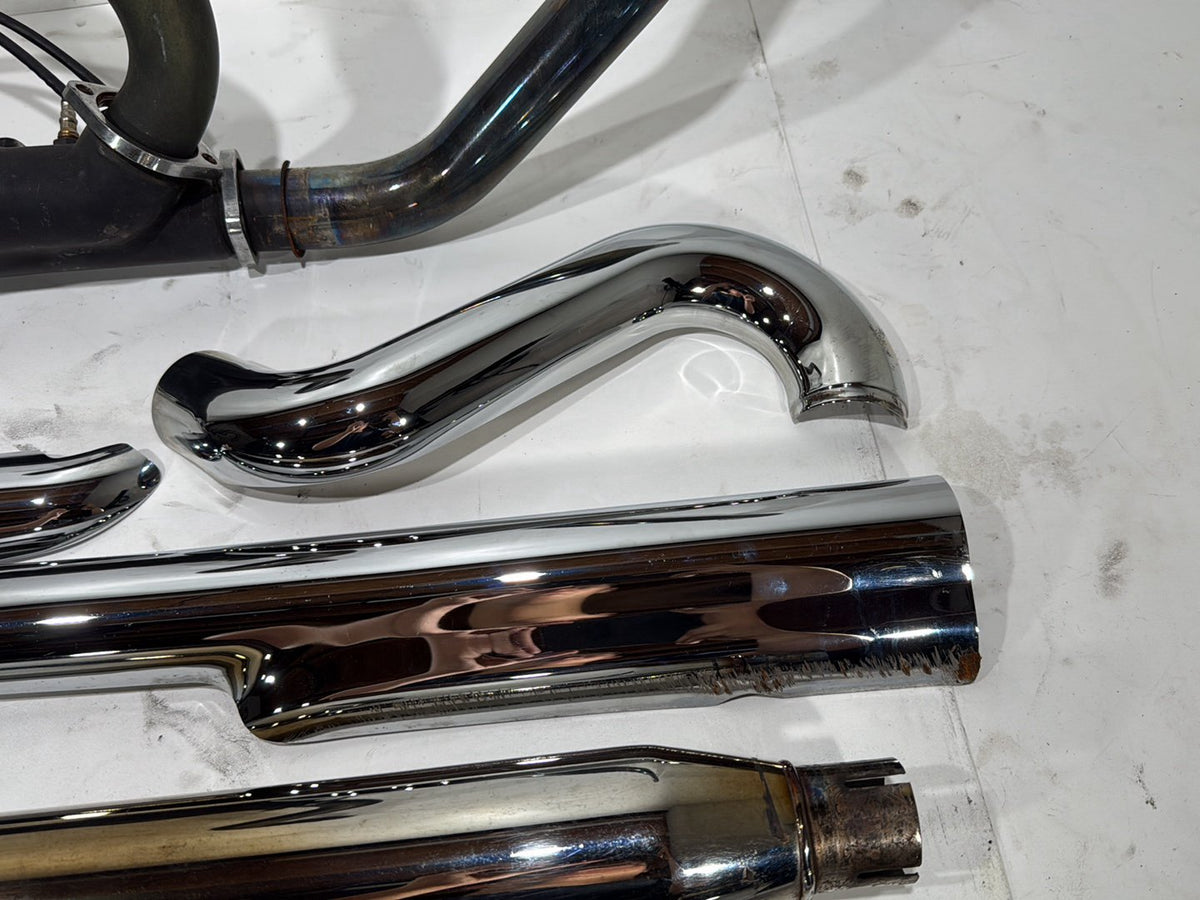 2010 Harley Electra Glide Touring Ultra FLHTCU OEM Exhaust Header Pipes Muffler