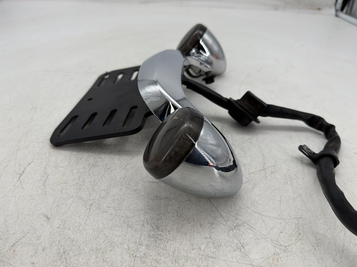 2012 Harley Street Glide Touring Rear Left & Right Turn Signals & License Plate