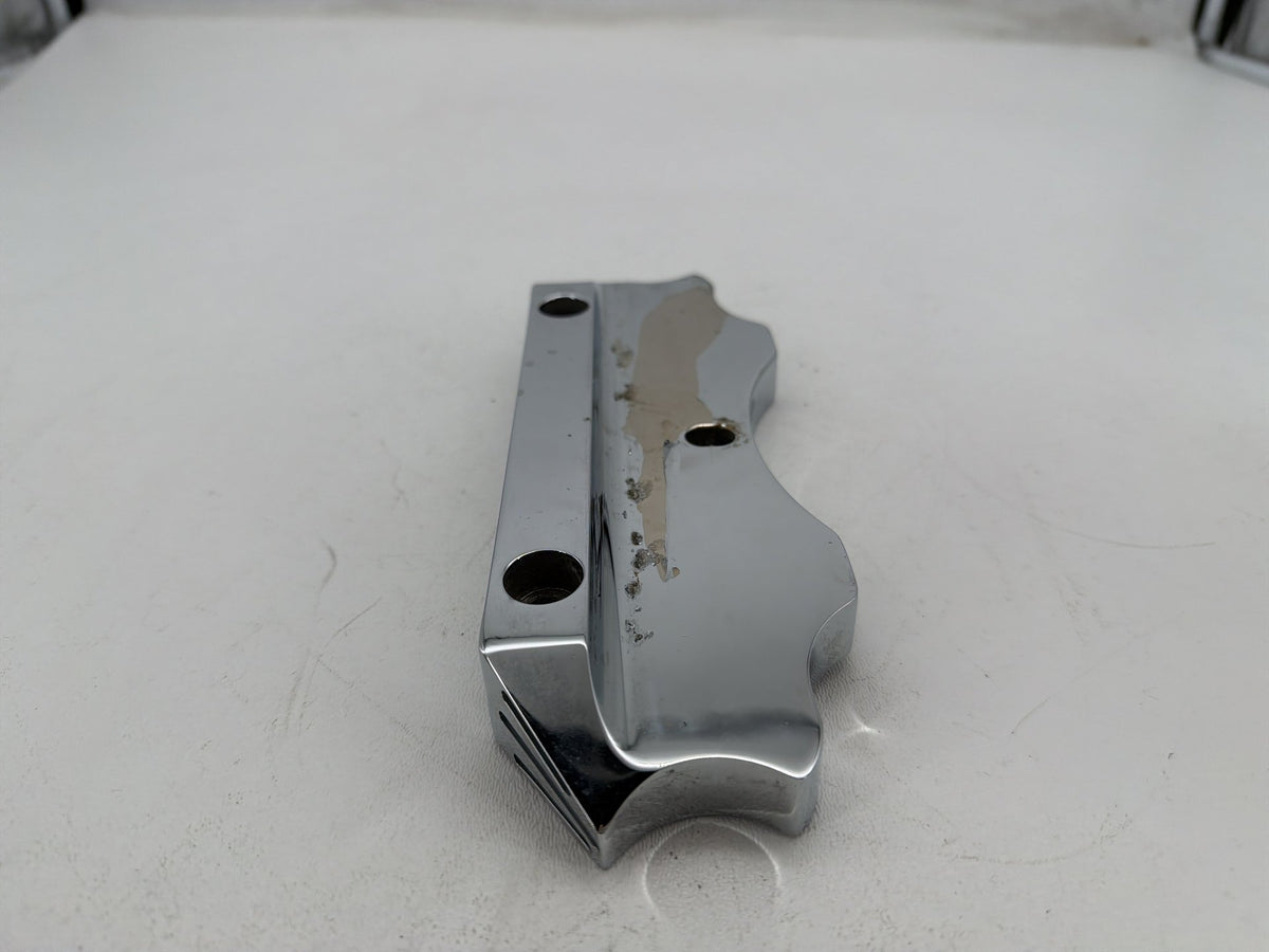 1994 Harley Softail Custom FXSTC OEM Front Handlebar Riser Top Clamp Chrome