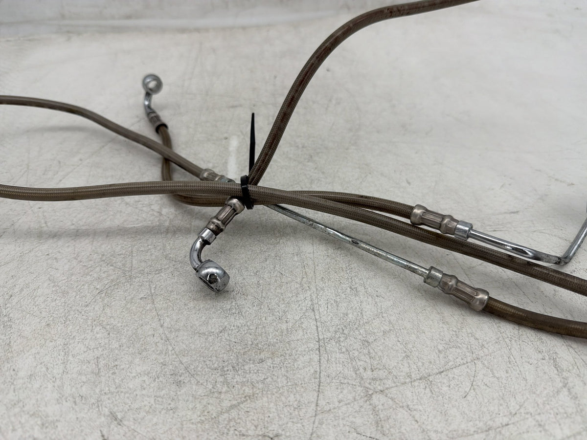 2009 Harley Electra Touring CVO Screamin Eagle OEM Front Brake Hose Line Pipe