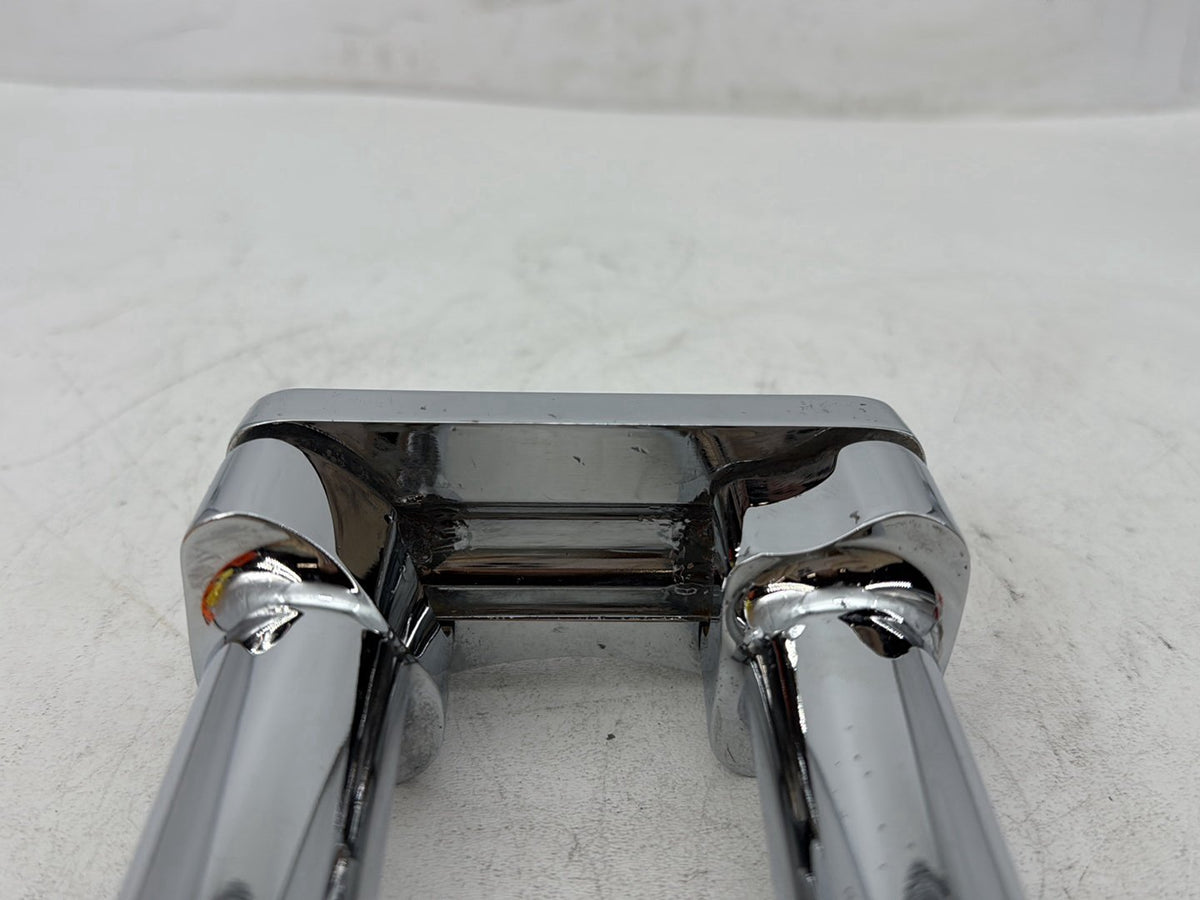 2006 Harley Dyna FXDWGI Wide Glide OEM Front Handlebar Riser Top Clamp Chrome