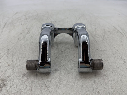 2015 Harley Dyna Low Rider FXDL OEM Front Handlebar Riser Top Clamp Chrome