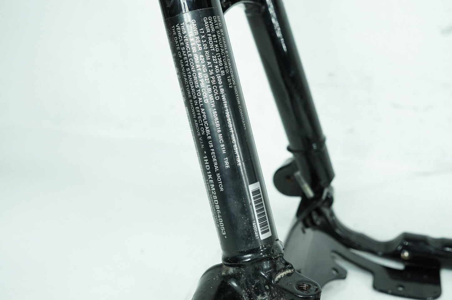 2008 - 2016 Harley-Davidson Touring Electra Ultra Body Main Frame Chassis NO Title 47900-11BHP
