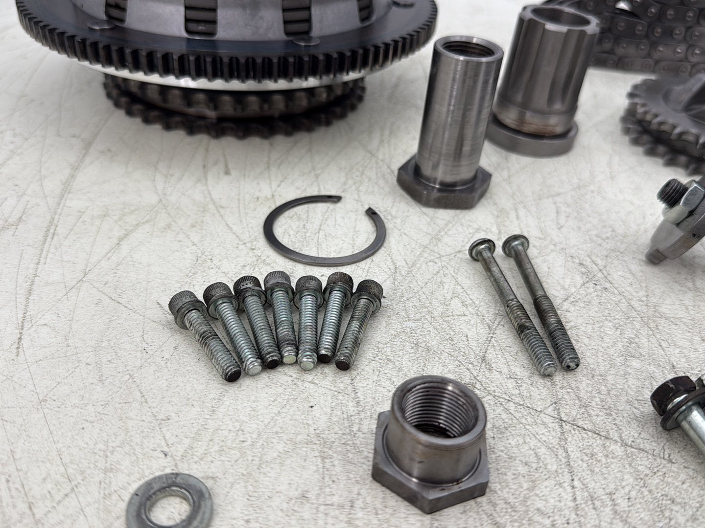 2004 Harley Dyna Super Glide FXDI OEM Clutch Basket Chain Tensioner Kit