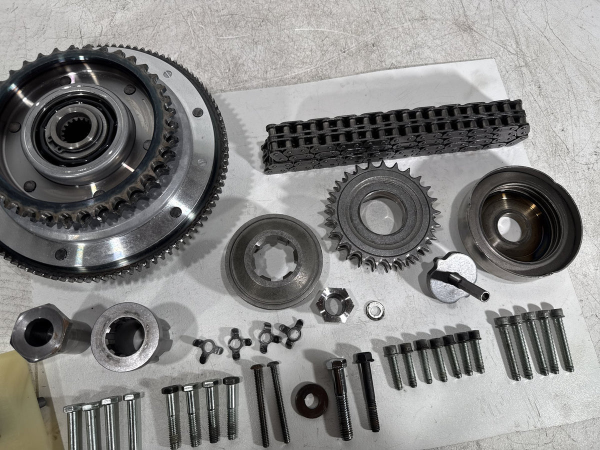 2001 Harley Fat Boy Softail FLSTF OEM Clutch Basket Chain Tensioner Kit
