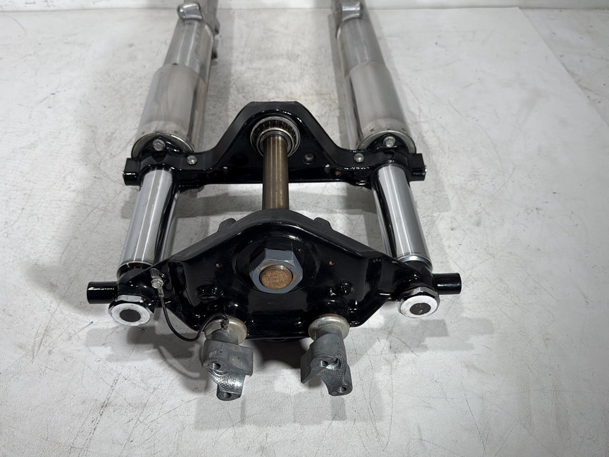 2011 Harley Street Glide Touring FLHX OEM Front Triple Tree Set & LH RH Fork Legs Sliders