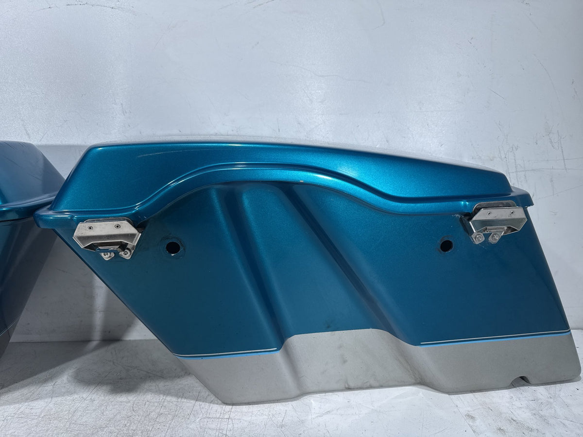 1995 Harley Electra Glide Touring FLHT OEM Left Right Saddlebags Luggage NOKey