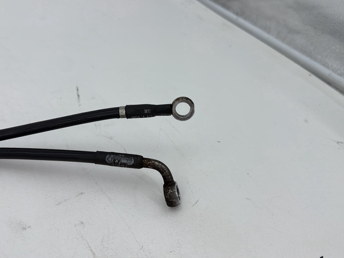2007 Harley Street Glide Touring FLHX OEM Front Brake Hose Line Pipe