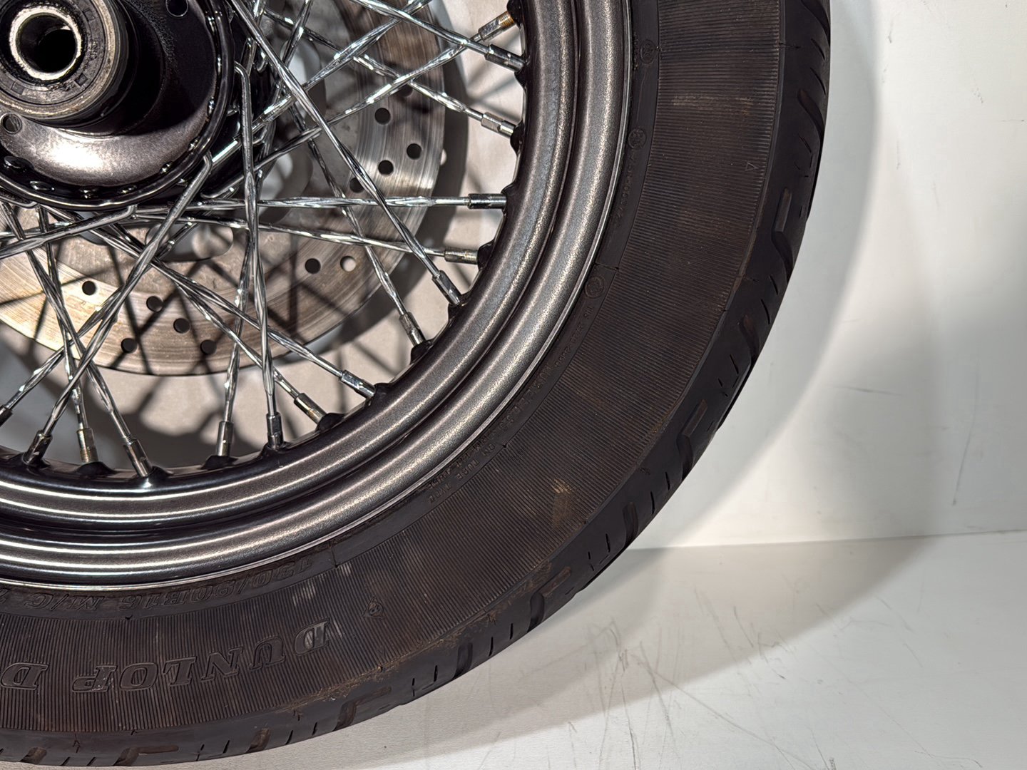 1986 - 1998 Harley-Davidson Softail Heritage Classic Front Wheel Rim Tire Spoked 43005-86C