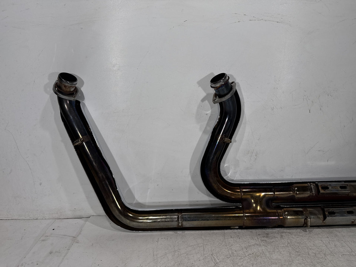 2002 Harley Dyna Wide Glide FXDWG OEM Exhaust Header Pipes Vance & Hines
