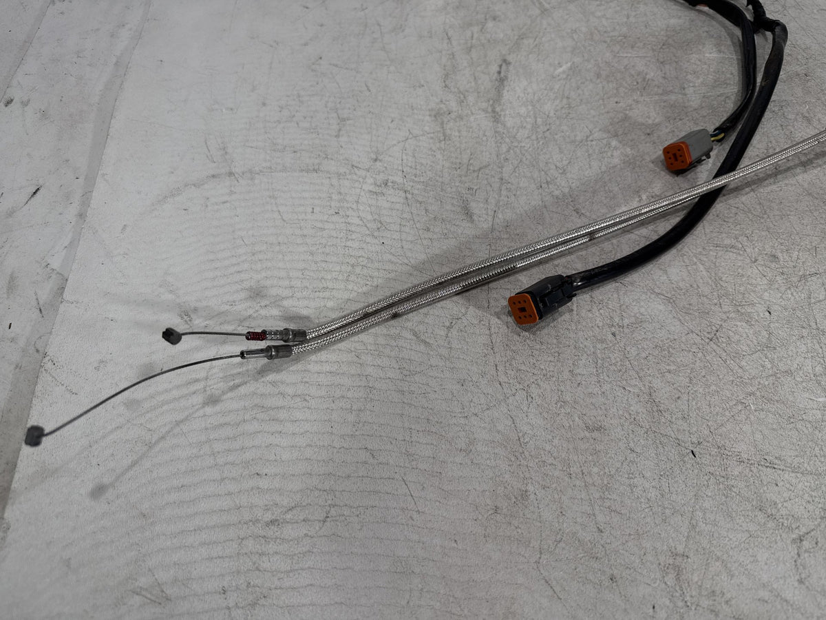 2002 Harley Dyna Wide Glide FXDWG OEM Handlebars Left Right Switches Controls