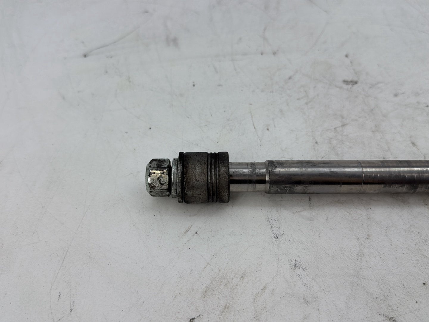 2002 Harley Heritage Softail Classic FLSTC OEM Front Wheel Axle Bolt Shaft