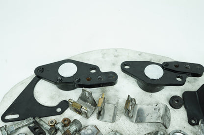 2000 - 2006 Harley-Davidson Touring Road King Custom Hardware Bolts Nuts & Brackets w/ Left Right Swingarm Brackets