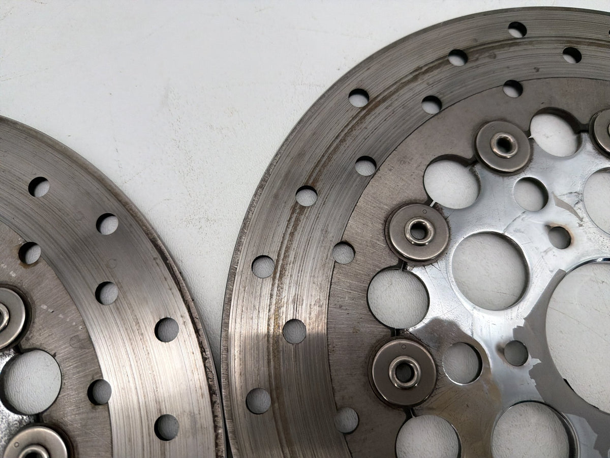 2007 Harley Electra Glide Touring CVO Eagle OEM Front Brake Rotors Disc Pair
