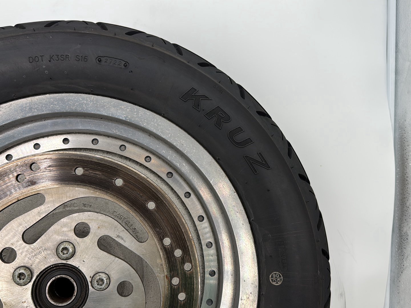 2009 Harley Sportster XL1200C 1200 Custom OEM Rear Wheel Rim Tire