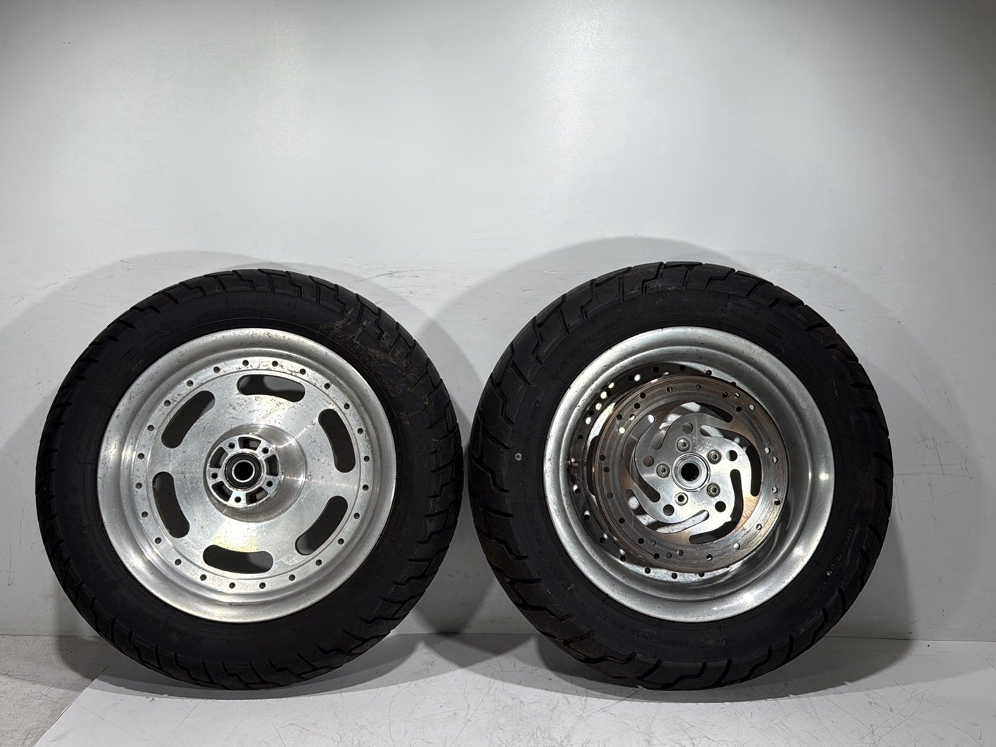 08 Harley Dyna Fat Bob OEM Front Rear Wheel Rim Tire 130/90B16 180/70B17 16" 17"