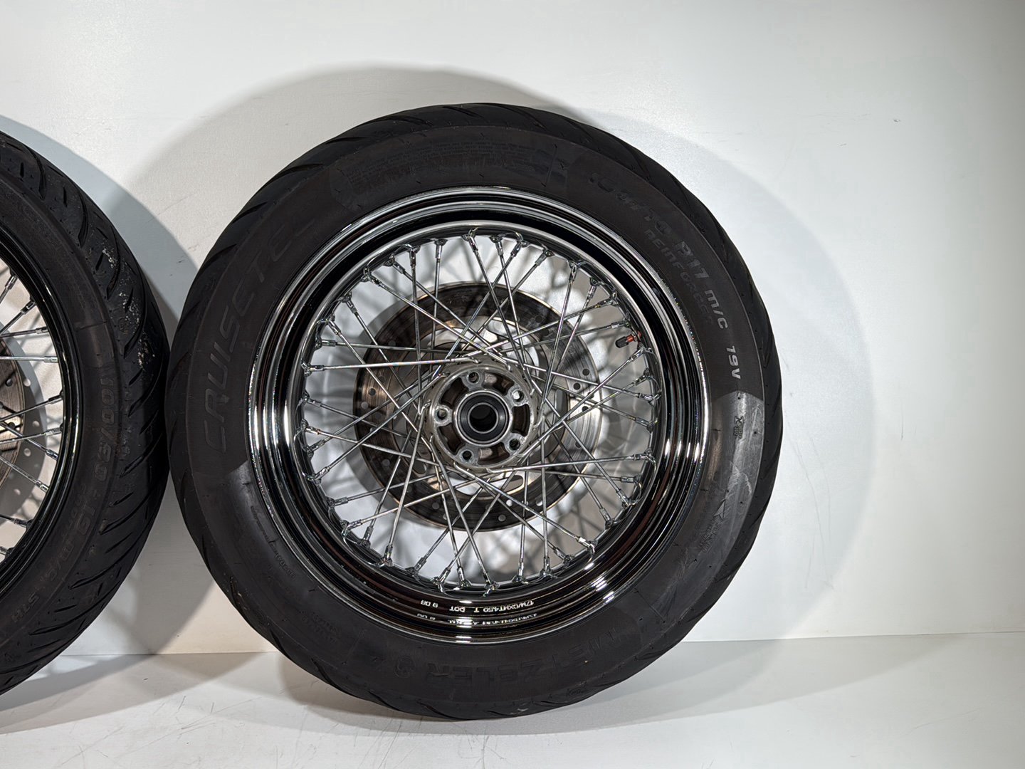 2007 - 2017 Harley-Davidson Dyna Super Glide Custom Front Rear Wheel Rim Tire Spoked 43105-06 , 40979-06