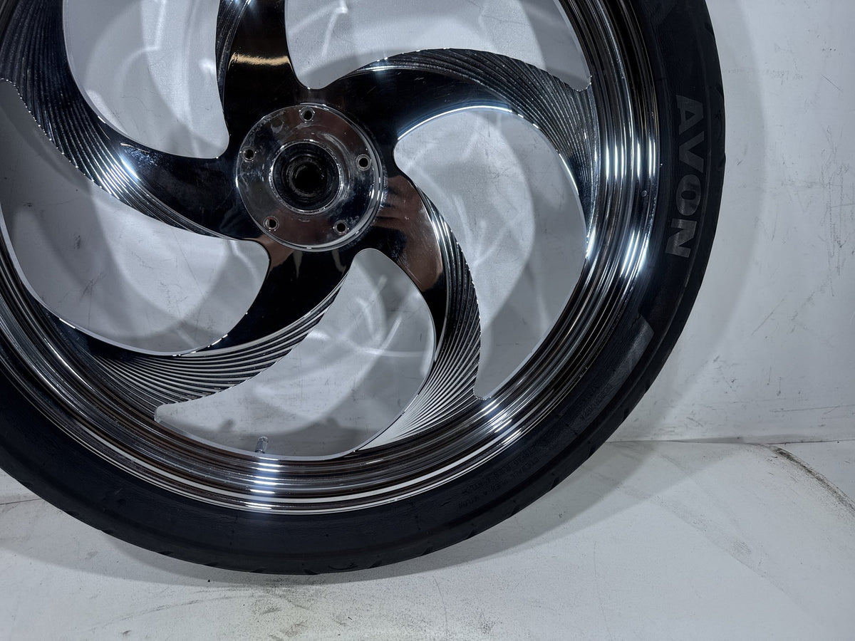 94 Harley Softail FXSTC Front Wheel Rim Tire Aftermarket Custom 90/90-21 54H 21"