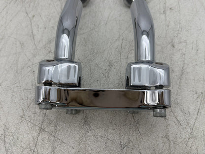 2000 Harley Softail FLSTC Heritage Classic OEM Front Handlebar Riser Top Clamp Chrome