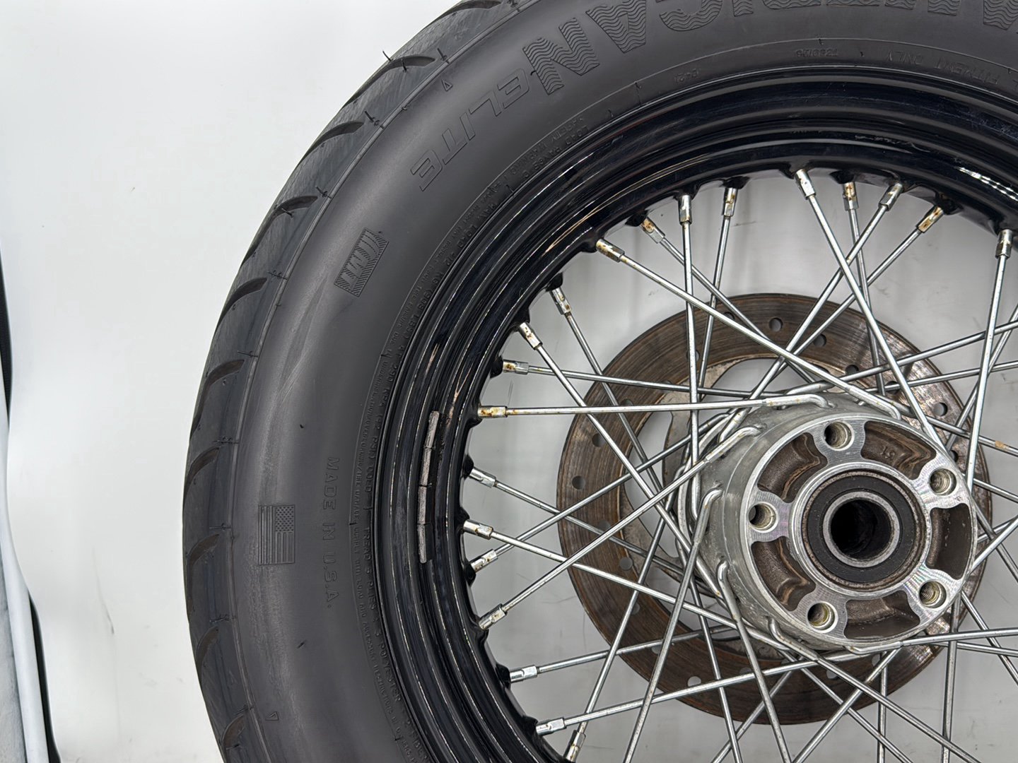 2013 Harley Forty-Eight Sportster 1200X OEM Rear Wheel Rim Tire Spoked