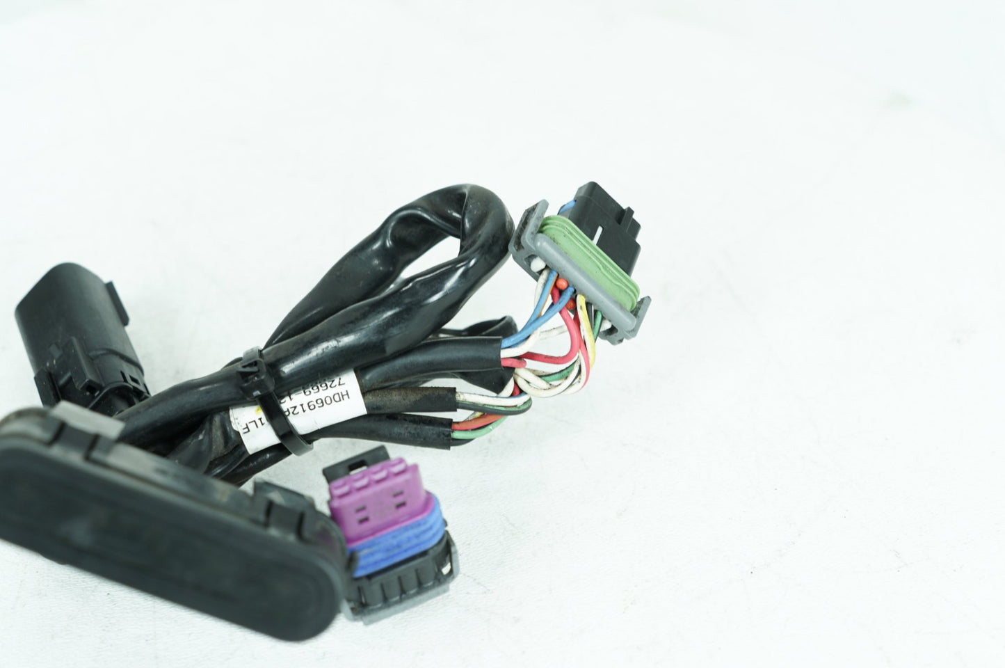 2014 Harley Dyna FXDWG Wide Glide OEM Dash Indicator Lamp Wire Plug In
