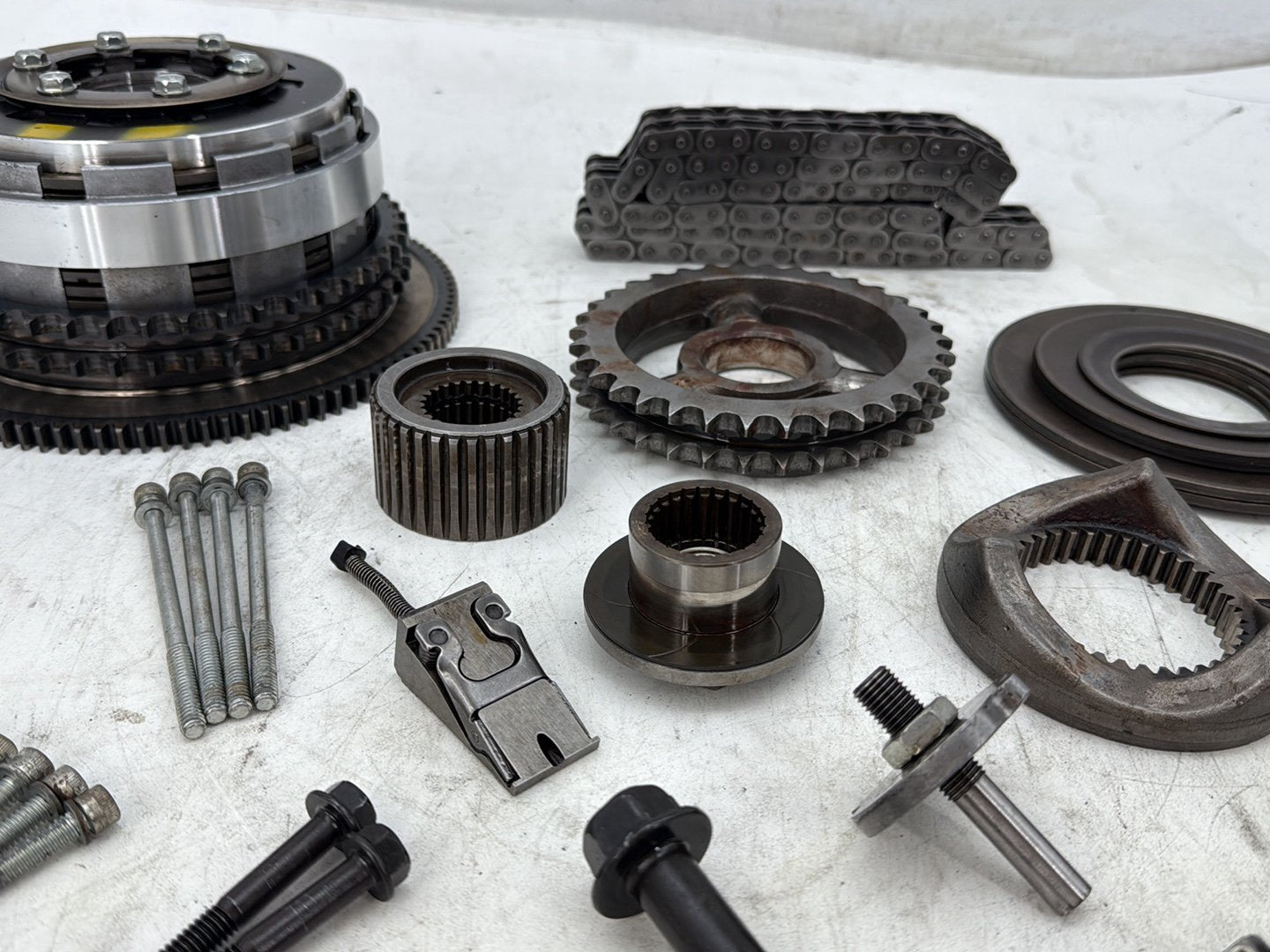 2012 Harley Dyna FXDF Fat Bob OEM Clutch Basket Chain Tensioner Kit
